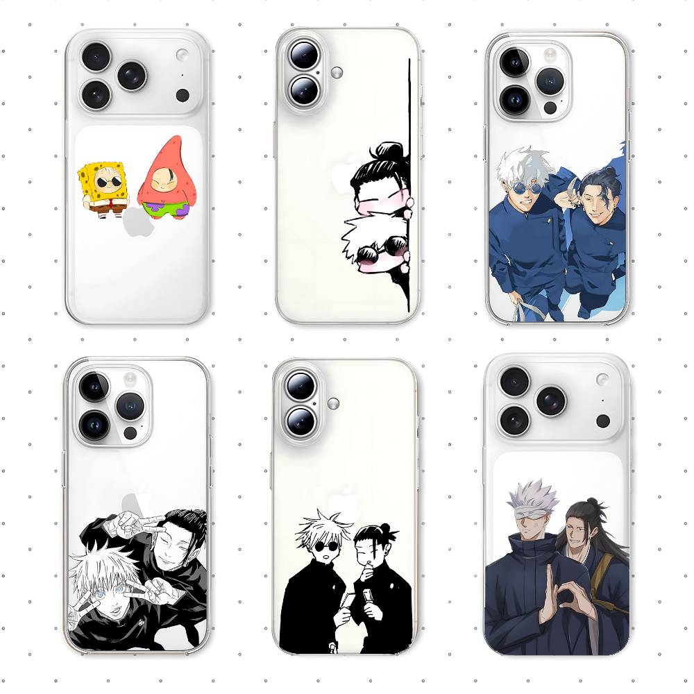 Phone Cases Jujutsu Kaisen - Coque de téléphone transparente S-Satoru Gojo