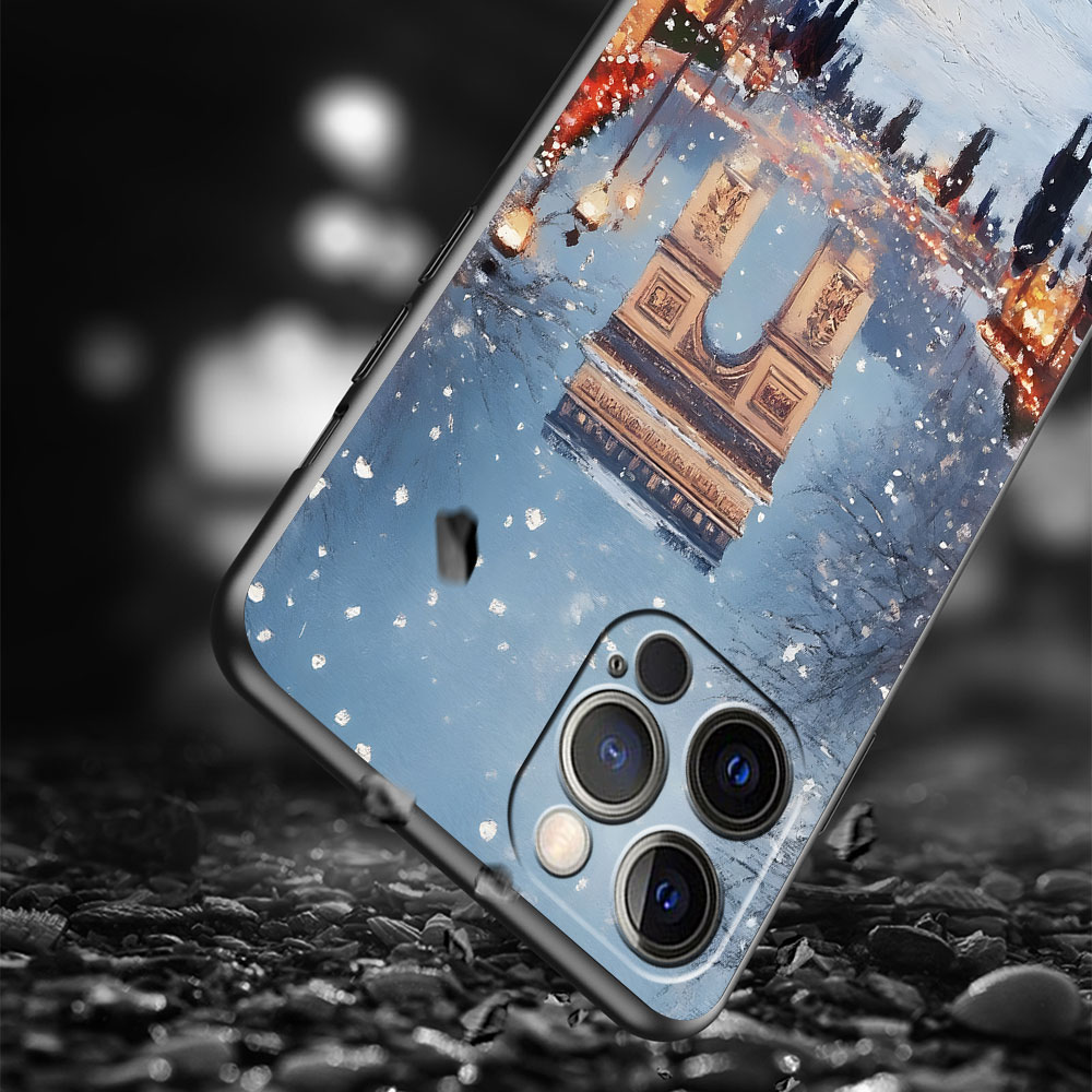Coque de téléphone en TPU noir - Phone Cases London avis et prix
